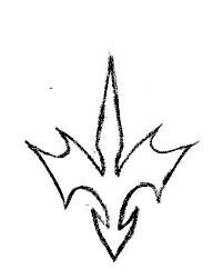 A look at the dragon totem meanings: Dragon Symbol By Crimsonangelofshadow On Deviantart Cool Symbols To Draw Simple Designs To Draw Cool Symbols