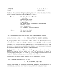 Board of Educaiton Minutes: May 26, 2009