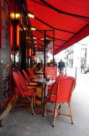 paris red by chez loulou via flickr outdoor decor patio umbrella patio