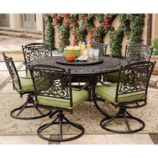 Renaissance 8 Pc Outdoor Patio Dining Set With Premium Sunbrella Fabric Sam S Club Outdoor Dining Furniture Patio Dining Set Patio Dining
