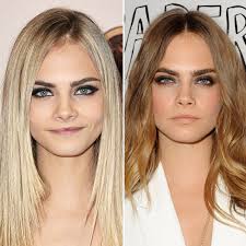 For example my brows are a medium strawberry blonde, and now i use a light blonde color to fill them in because it. Celebrity Eyebrow Transformations Thin Vs Thick Glamour Uk