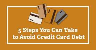 5 Steps You Can Take To Avoid Credit Card Debt - Citizens First Bank  Citizens First Bank