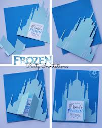 Find customizable frozen invitations of all sizes. Frozen Birthday Invitations 2 Designs Onecreativemommy Com