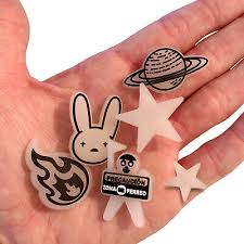 5 out of 5 stars (226) $ 6.75. In Stock Bad Bunny Compatible Croc Charms Glow In The Dark 6 Charms Ebay