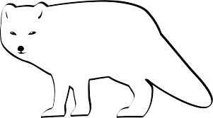 Over 525 arctic fox pictures to choose from, with no signup needed. Fox Black And White Arctic Fox Clipart 2 Wikiclipart