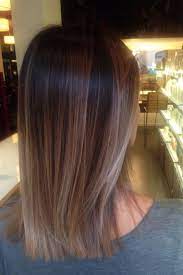 This Brown Sombre Mid Length Hair Looks So Polished Professional Peinados Cabello Y Belleza Belleza Del Cabello