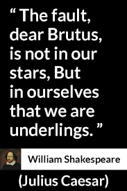  William Shakespeare Quote About Responsibility From Julius Caesar Shakespeare William Shakespeare Quotes Shakespeare Quotes