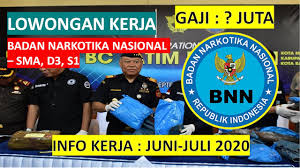 Berdasarkan penelusuran warta kota, gaji pawang anjing pelacak di bnn tercatat cukup tinggi. Lowongan Kerja Badan Narkotika Nasional Bnn Untuk Sma D3 S1 Info Loker Juni 2020 Youtube