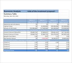 23 Cost Benefit Analysis Template Example And Definition