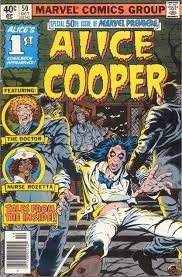 He S Back The Man Behind The Mask Alice Cooper Marvel Premiere 50 October 1979 Cover By Tom Sutton Terry Austin And Marie Severin Comic Books Art Comic Books Comic Book Covers
