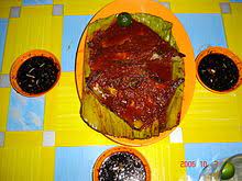 The fish is roasted until it is tender enough, then served with special sweet and sour sauce. Ikan Bakar Wikipedia