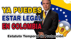 El gobierno colombiano, encabezado por el presidente iván duque, presentó este lunes 8 de febrero el estatuto temporal de protección para migrantes venezolanos (etpv), que busca regularizar la situación. Nin Eyduhmtyqm