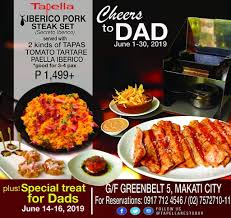 As the name suggests, father's day is a special occasion that commemorates fathers and father figures around the world, and acknowledges and honours their efforts and contributions towards raising their children. Tapella Offers Cheers To Dad Promo This Father S Day Philippine Primer
