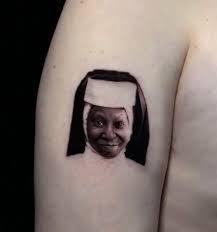 Whoopi Goldberg Mini Portrait From Today Tattoo