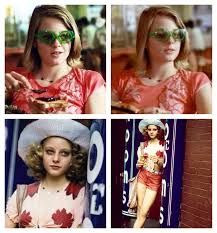 But if the fashion choices were unappealing, the violent shootout at the film's close didn't faze her. Jodie Foster Taxi Driver 1976 Style On The Screen