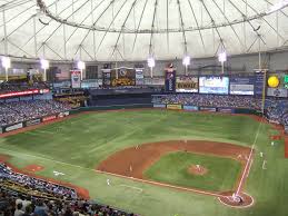 tropicana field tampa bay rays ballpark ballparks of baseball