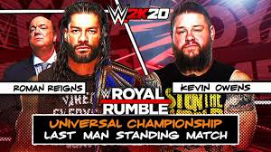 A former wwe champion and rumble winner, edge retired in april 2011 due to several neck injuries. Roman Reigns Vs Kevin Owens Universal Championship Last Man Standing Match Royal Rumble 2021 Youtube