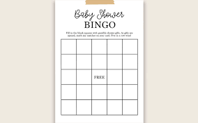 Free printable blank baby shower bingo cards pdf. Baby Bingo The Fun Gift Opening Baby Shower Bingo Game Happier Homestead
