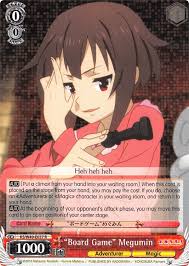 Board Game" Megumin - KonoSuba - Weiss Schwarz