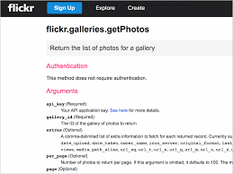 Features ios8 and ios9 compatible, storyboard, autolayout, sizeclass universal photo app flickr photo set based app Retrieve A Gallery Using The Flickr Api Documenting Apis