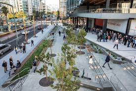 Swa Designs Landscape Public Realm For Chase Center Plaza Design Public Realm Streetscape Design