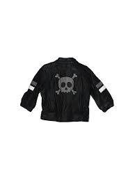 Koala Kik Boys Black Faux Leather Jacket 9-12 Months | eBay