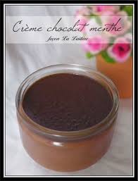 Creme Chocolat Menthe Meilleure Que La Laitiere Fait Maison Par Lilouina Creme Au Chocolat Creme Dessert Chocolat Recette Creme Dessert
