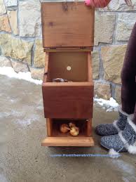 Wooden potato veggie & onion bin / vegetable storage / potato bin / onion bin / vegetable box wooden potato and onion bin three compartments. Why You Need A Potato Onion Storage Bin Feathers In The Woods