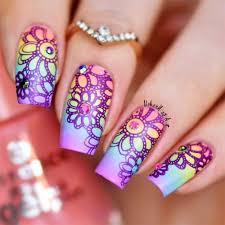 With two accent nails lookin' like a damn matisse (at least, on his worst day in the '80s) and the other. 31 Cute Nail Designs That You Will Like For Sure