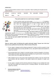 Writing An Opinion Essay
