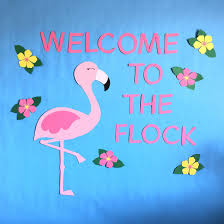 Flamingo Classroom Decor Flamingo Classroom Bulletin Board Flamingo Door Decoration Bulle Classroom Bulletin Boards Classroom Themes Summer Bulletin Boards