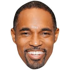 Jason George (Goatee) Big Head. Larger than life mask.