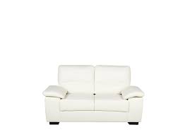 Divano chesterfield 2 posti cm 165×85 h cm 72 in vera pelle. Divano Moderno 2 Posti In Pelle Sintetica Bianco Crema Vogar Beliani It