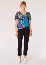 We did not find results for: Women S Blue Rainforest Print V Neck T Shirt Paul Smith Us Women Knit Top Paul Smith Women