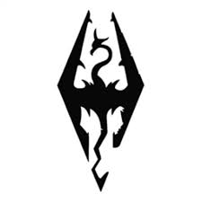 Elder Scrolls V Skyrim Logo Roblox Skyrim Dragon Skyrim Tattoo Elder Scrolls