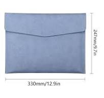 Amazon.com: File Folder Faux Leather Document Bag Metal ...