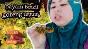 Resepi tepung ayam goreng dari bekas manager dari sebuah restauran paling terkenal kalau korang nak buat ayam goreng kfc bajet , ✓ayam chicken wing 10ketoi ✓tepung bestari satu cawan. Bayam Brazil Goreng Tepung Ll Mudah Sedap Cute766