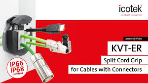 cord grips cable glands for cables with connectors icotek