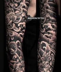 Octopus Japanese Tattoo George Bardadim Tattoo Artist Nyc Japanese Tattoo Japanese Sleeve Tattoos Black And Grey Tattoos