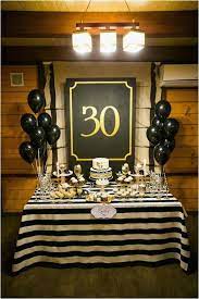 Black & gold 40th birthday party source 30th Birthday Party Decorations For Men 23 Cute Glam 30th Birthday Party Ideas For Girls Shelterne 30th Birthday Parties Surprise 30th Birthday 30th Bday Party