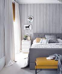 For a modern space in your bedroom, choosing a grey wallpaper will do. Grey Bedroom Ideas Grey Bedroom Decorating Ideas And Advice Homes Gardens