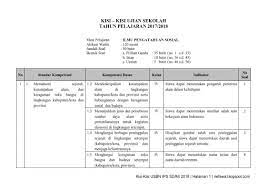 Kisi kisi usbn ips kelas 9 kurikulum 2013. Download Kisi Kisi Ujian Sekolah Usbn Ips Sd Mi Tahun 2018 Rief Awa Blog