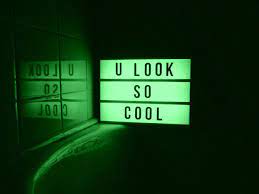 Aesthetic art disco licht heather duke. Neon Black And Green Image 6508803 On Favim Com