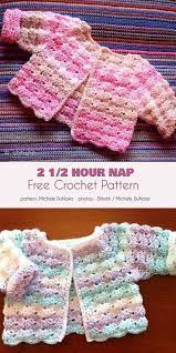 2 1 2 Hour Nap Free Crochet Pattern Crochet Baby Sweater Pattern Crochet Baby Patterns Crochet Baby Clothes