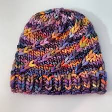 Mega Spun Pattern By Kali Berg Loom Knitting Projects Knitting Patterns Free Hats Hat Knitting Patterns