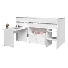 Le lit mezzanine possède un grand avantage : Lit Mezzanine Fille Avec Bureau Cdiscount