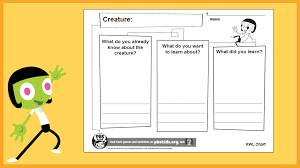 Challenge students to fill in as . Graphic Organizers English Animal Alphabet Pbs Learningmedia