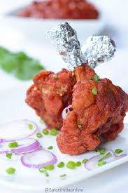 Chicken Lollipop Recipe Restaurant Style Chicken Lollipop Chicken Starters Spiceindiaonline Indian Food Recipes Vegetarian Chicken Lollipops Recipe Indian Chicken Lollipops