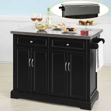 sobuy extendable kitchen trolley island