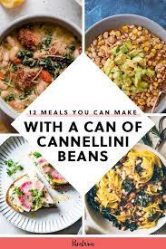 12 Meals You Can Make With A Can Of Cannellini Beans Cannellini Beans Recipes Dry Beans Recipe Canned Beans Recipe